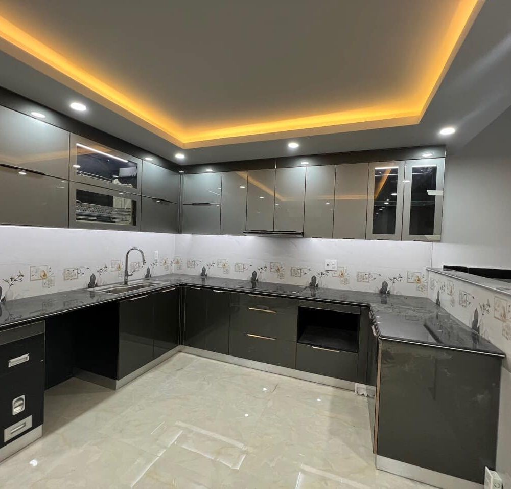 tủ bếp chữ u 